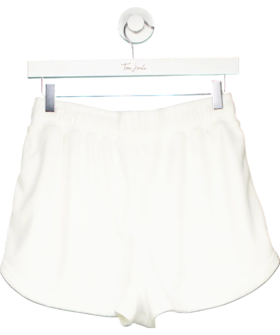 Perfect Moment White Towelling Shorts UK S