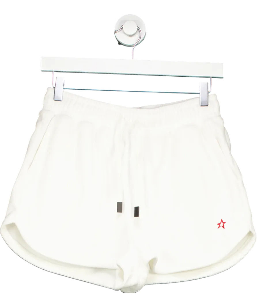 Perfect Moment White Towelling Shorts UK S