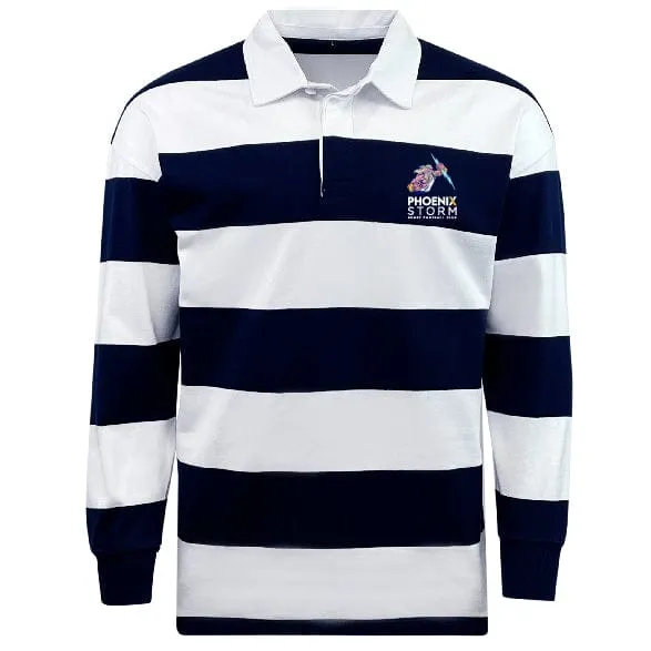Phoenix Storm RFC Classic Long Sleeve Hooped Rugby Jersey
