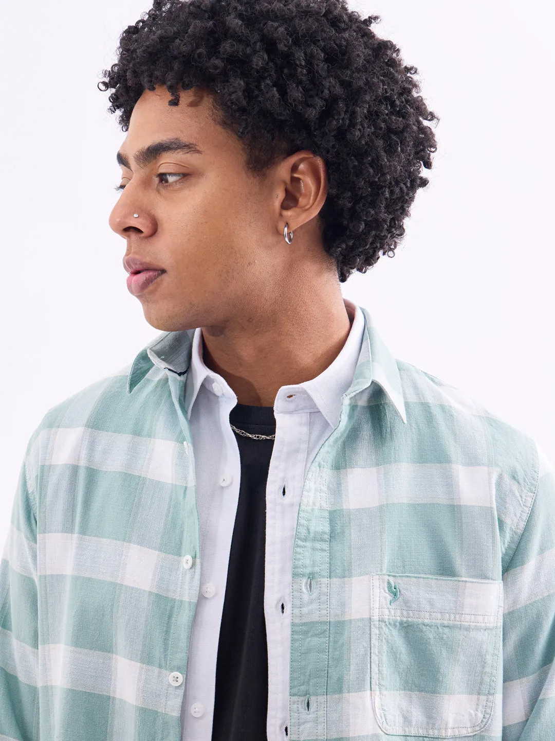 Pista Checks Slim Fit Shirt