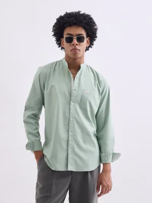 Pista Chinese Collar Slim Fit Shirt