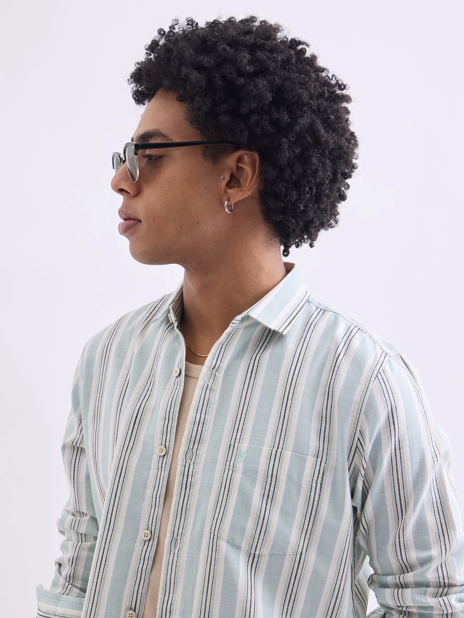 Pista Stripped Slim Fit Shirt