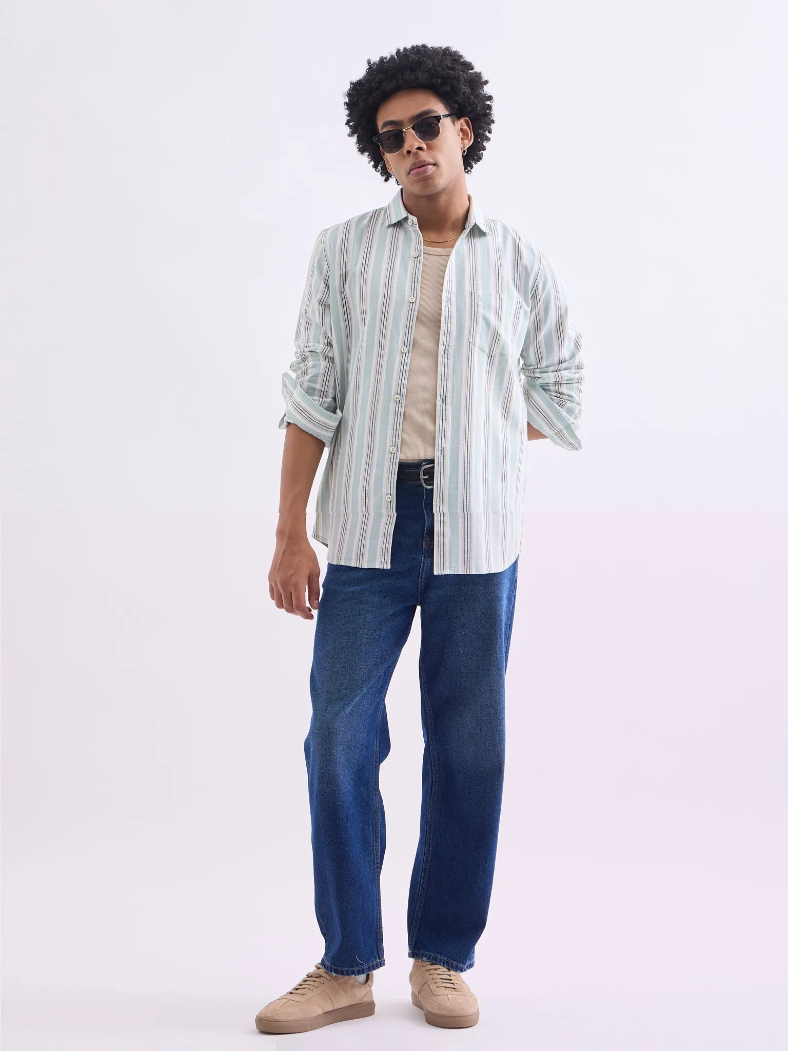 Pista Stripped Slim Fit Shirt