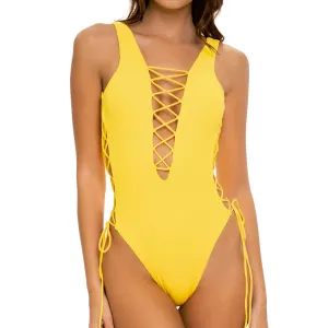 PLAYA VIBES - Open Side One Piece Bodysuit