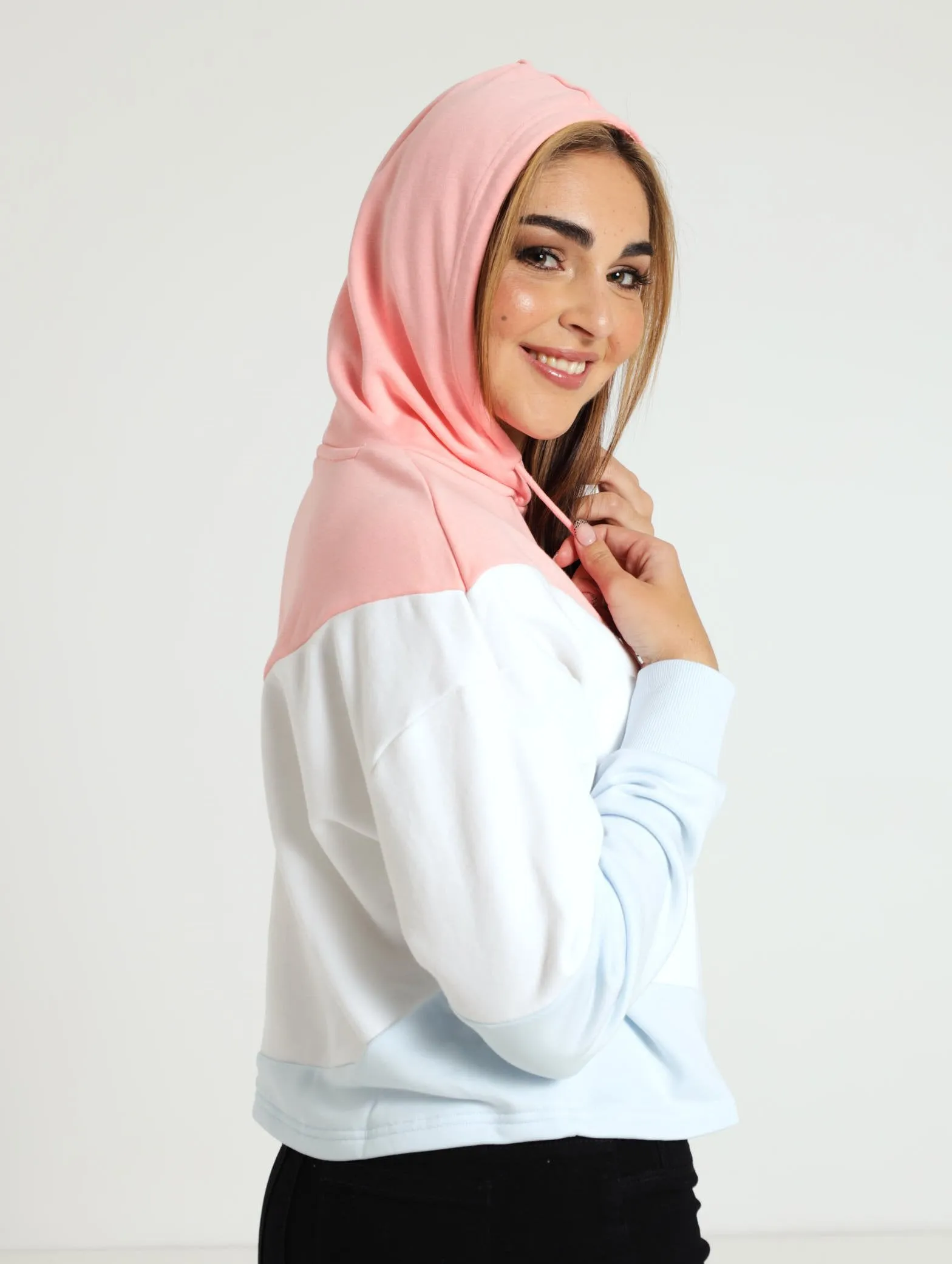 Power Cat Hoody - Light Blue