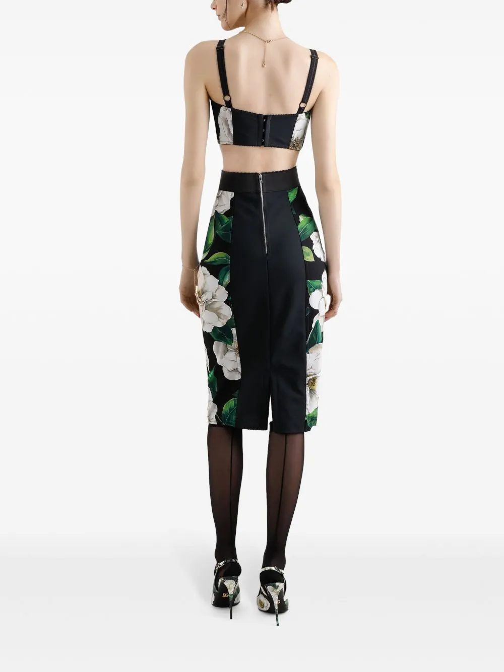 Printed cropped top