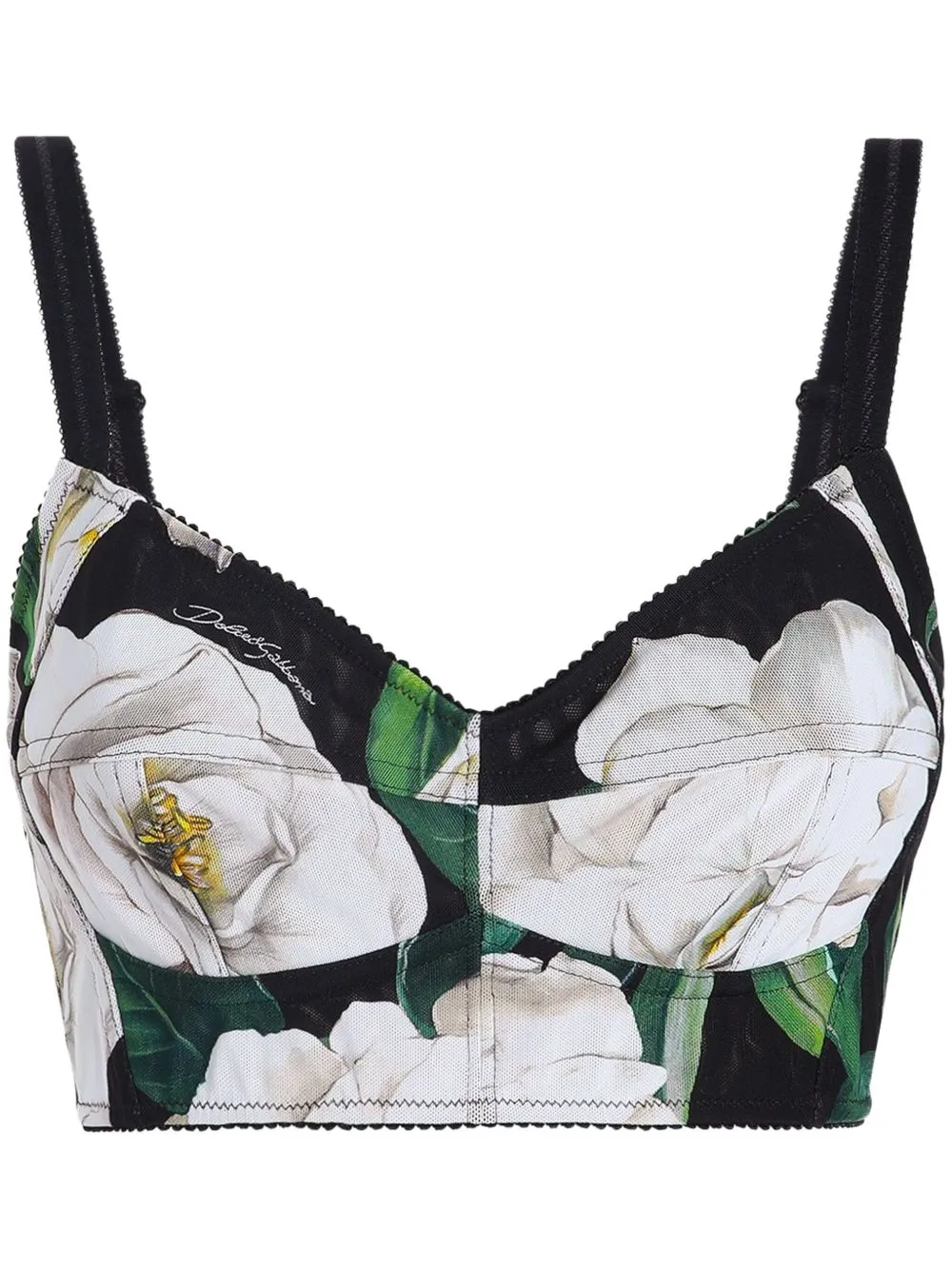 Printed cropped top