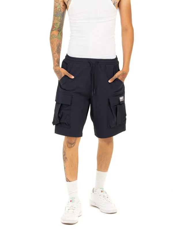 Pro Club Men's Comfort Stretch Nylon Cargo Short - 9 1/2 inch inseam - Navy