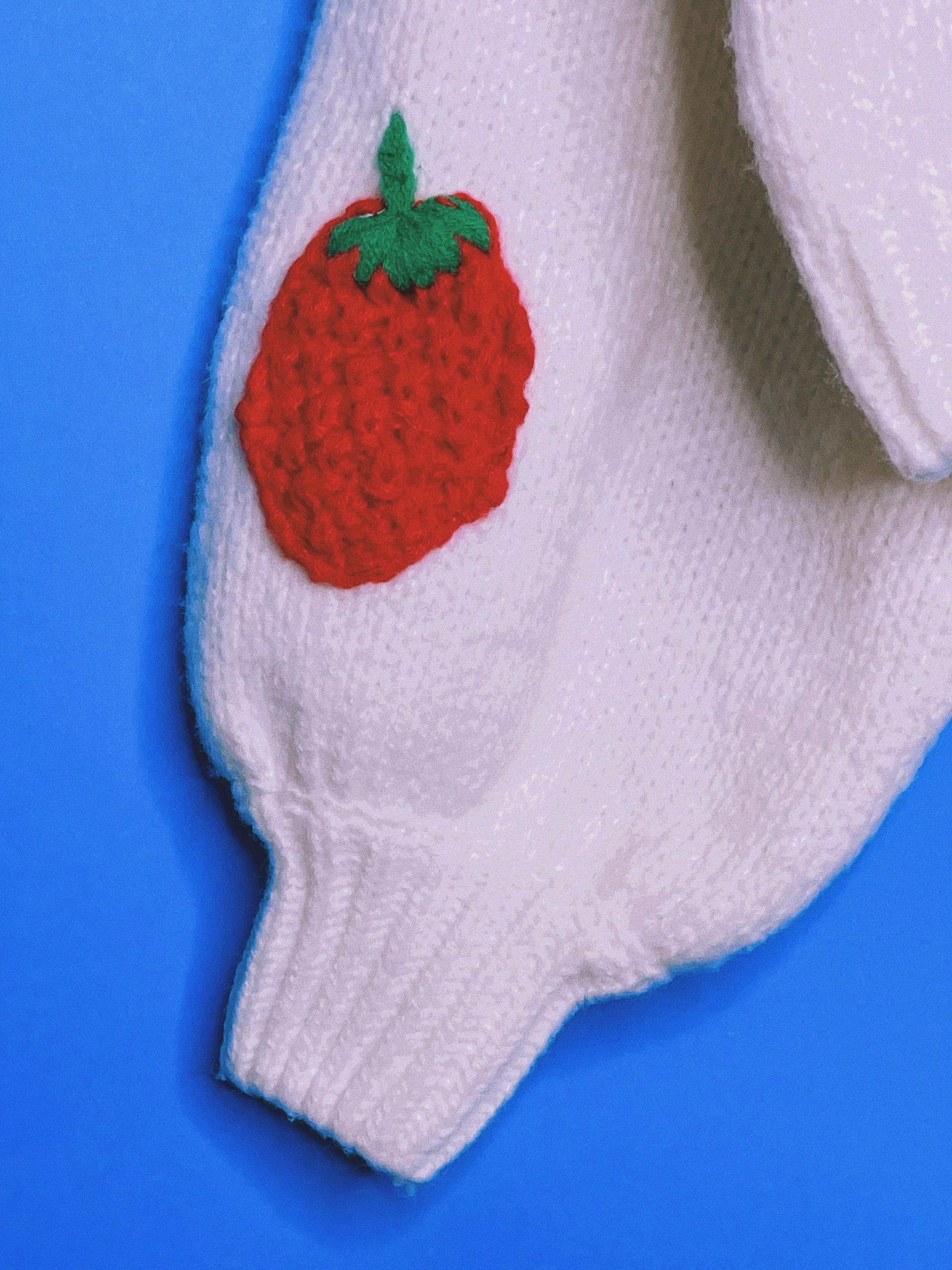 Puff Strawberry Cardigan