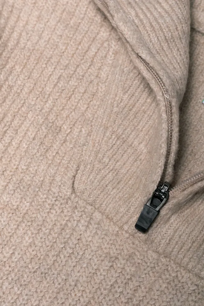 Quarter Zip Jersey Natural