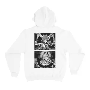 "Light Switch" Basic Hoodie Black/White