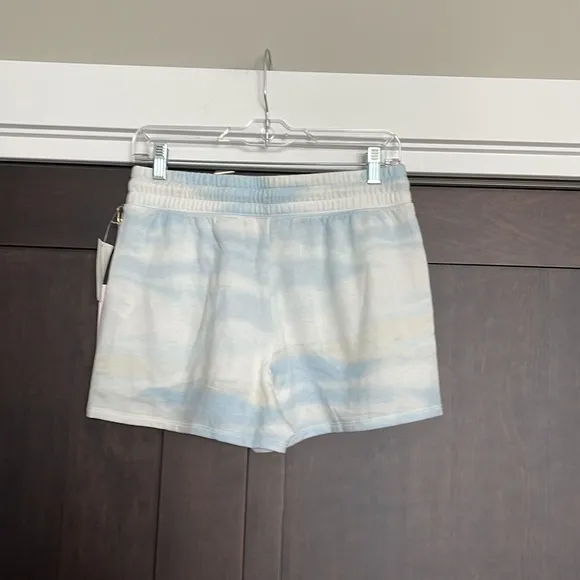 Rachel Parcell Drawstring Shorts in Blue Barley Cloudy Sky Size Small