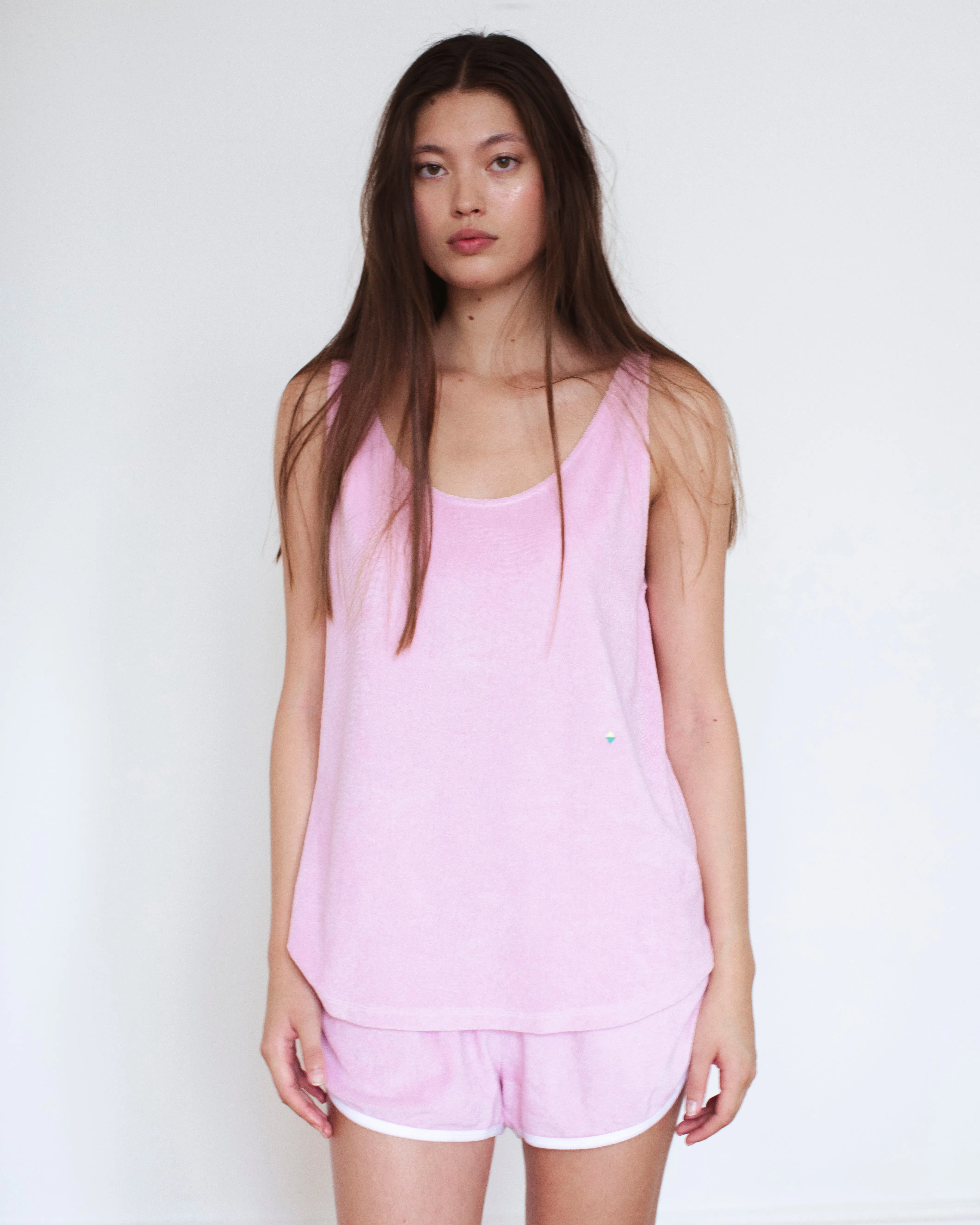 Raff Collective - Jodoca Terry Towelling Short - Rose