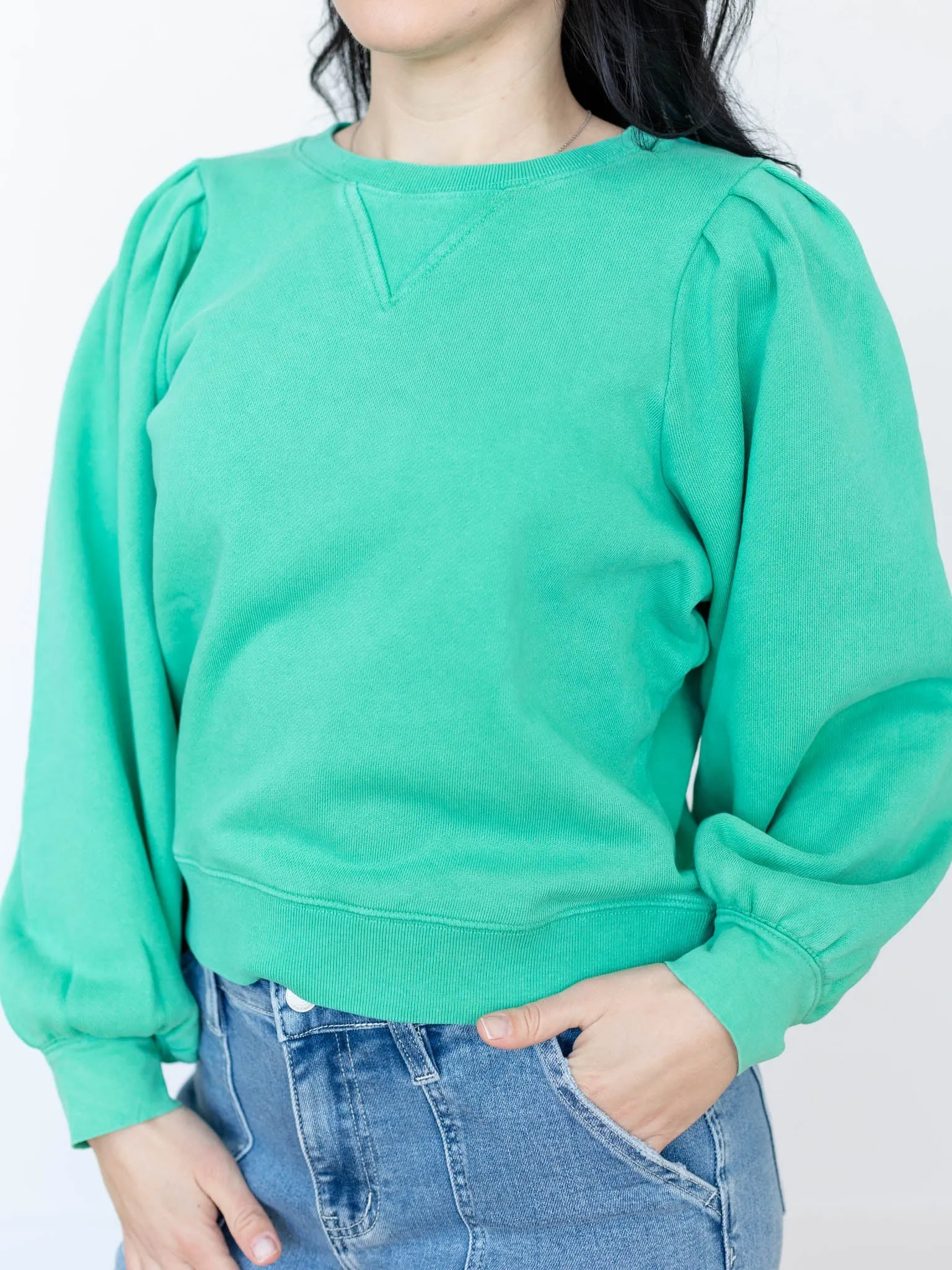 Rails Kelly Green Tiffany Sweatshirt