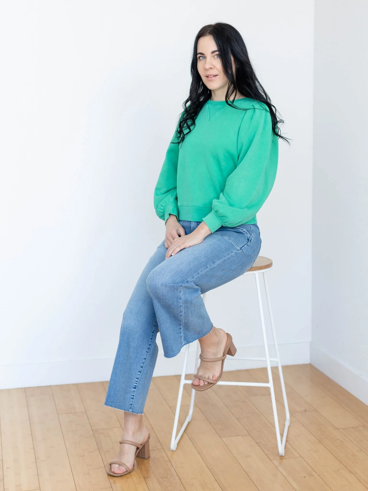 Rails Kelly Green Tiffany Sweatshirt