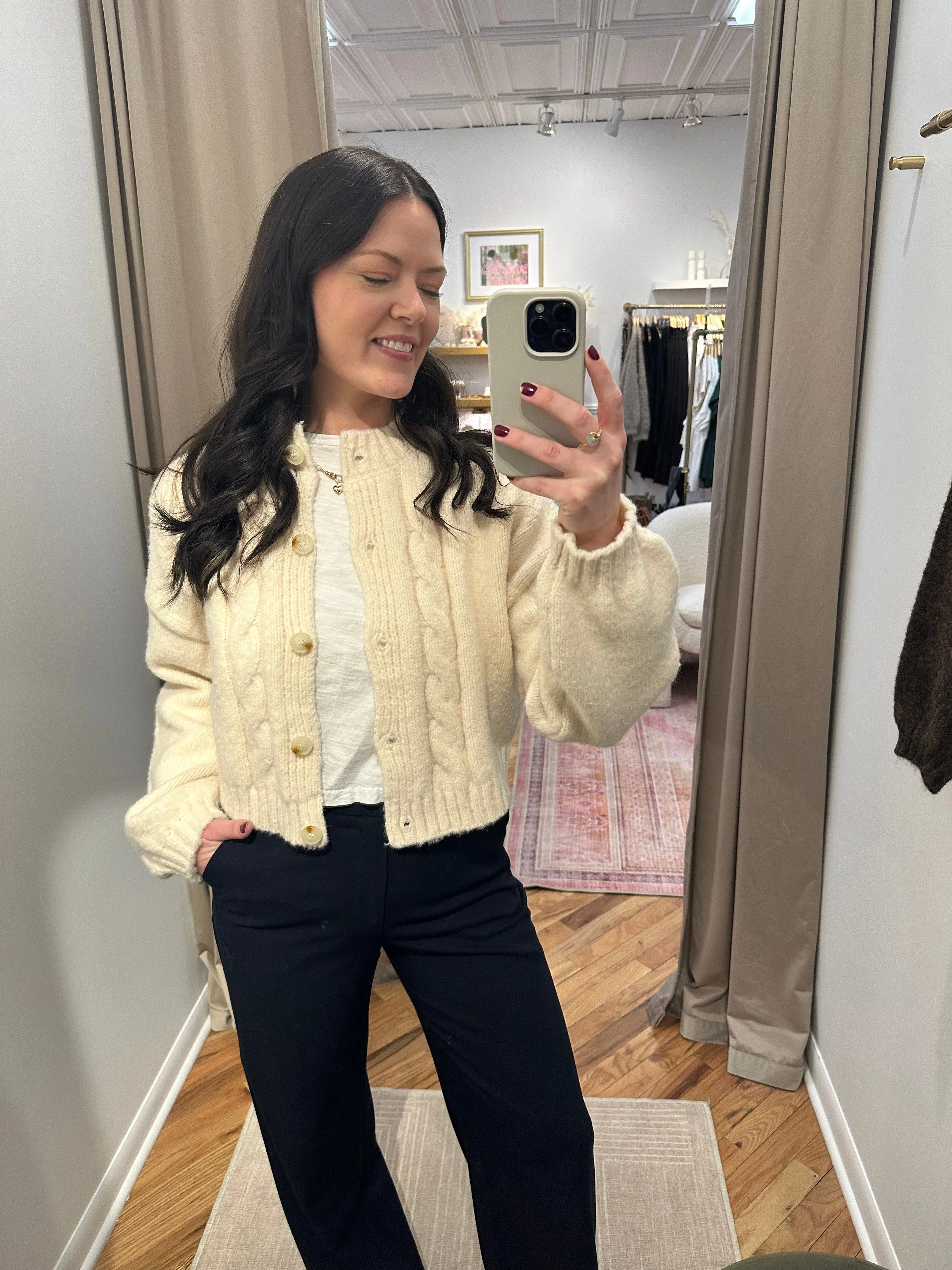 Ralph Cable Knit Cardigan
