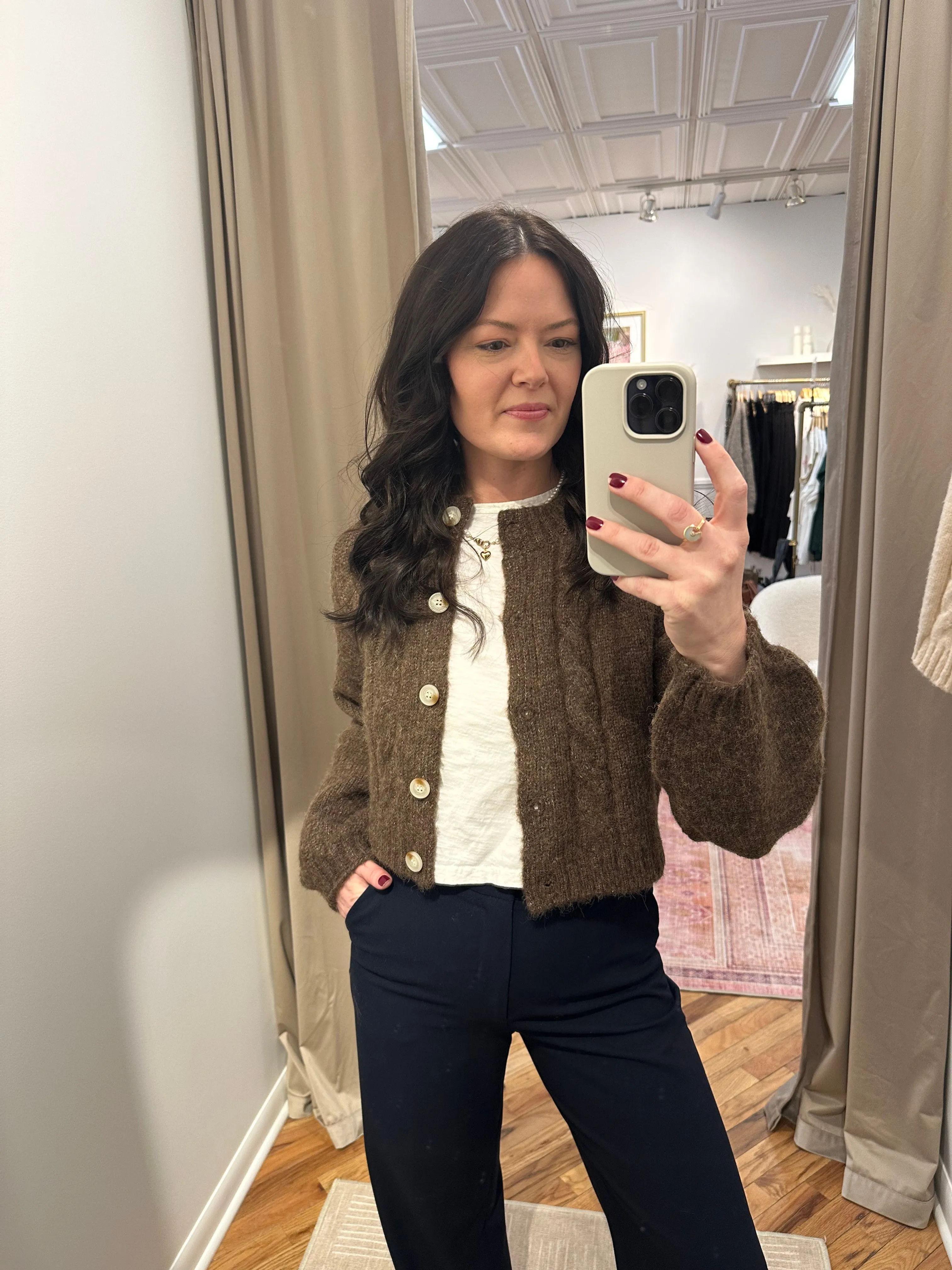 Ralph Cable Knit Cardigan