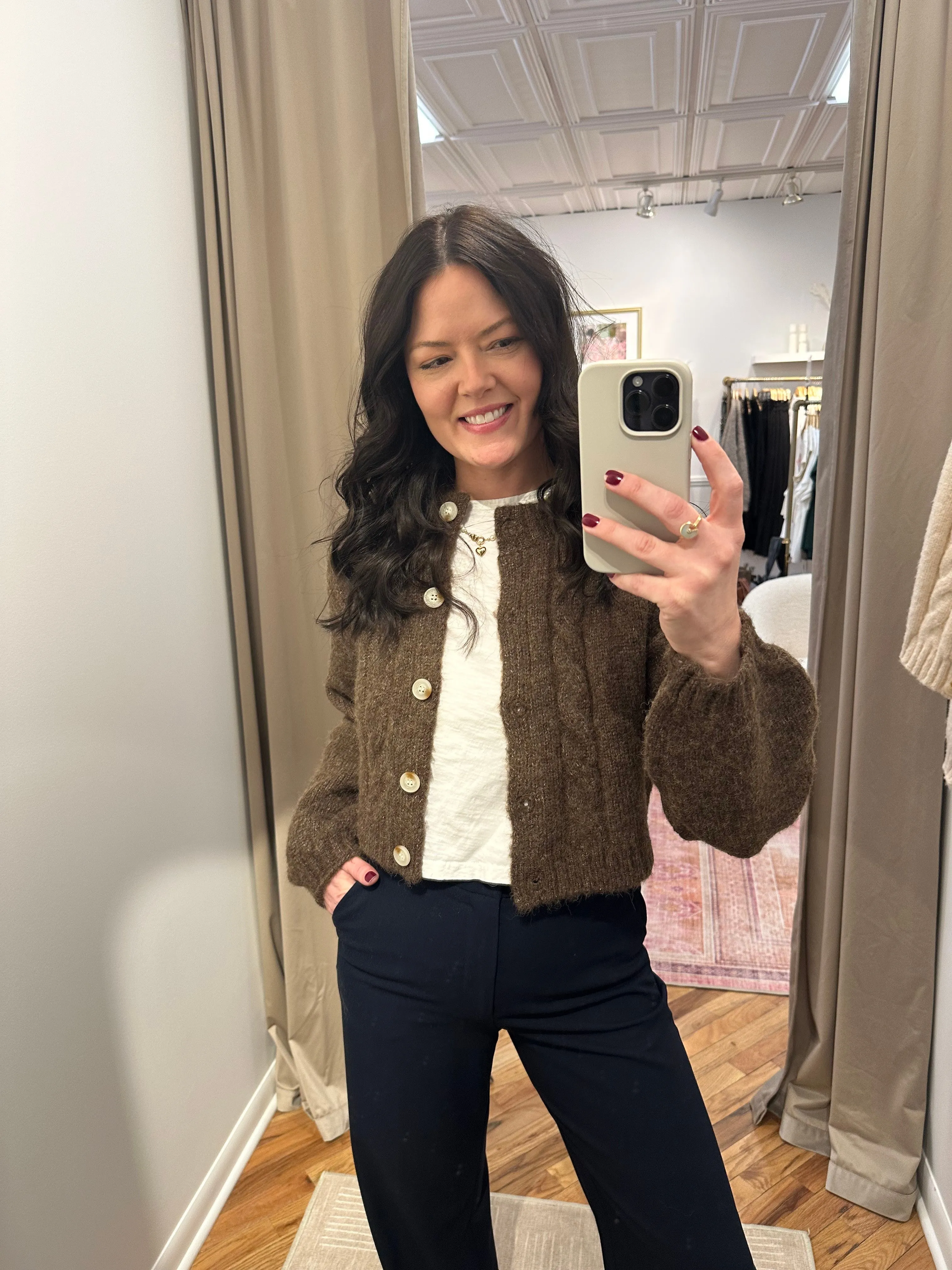 Ralph Cable Knit Cardigan