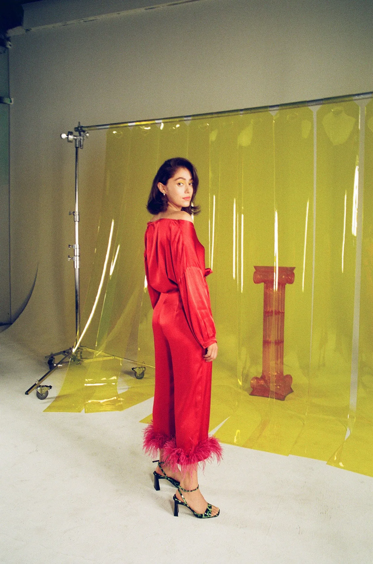 Red Foxy Pants