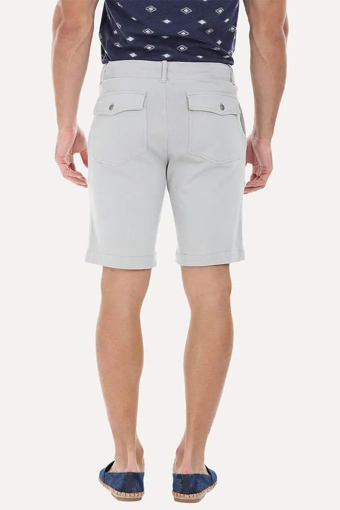 Relaxed Fit Soft Cotton Knit Shorts