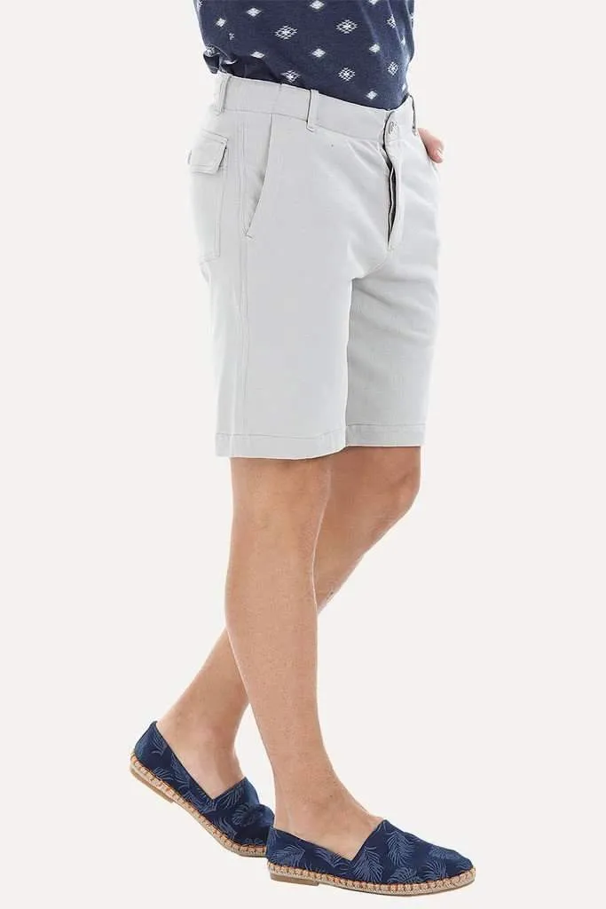Relaxed Fit Soft Cotton Knit Shorts