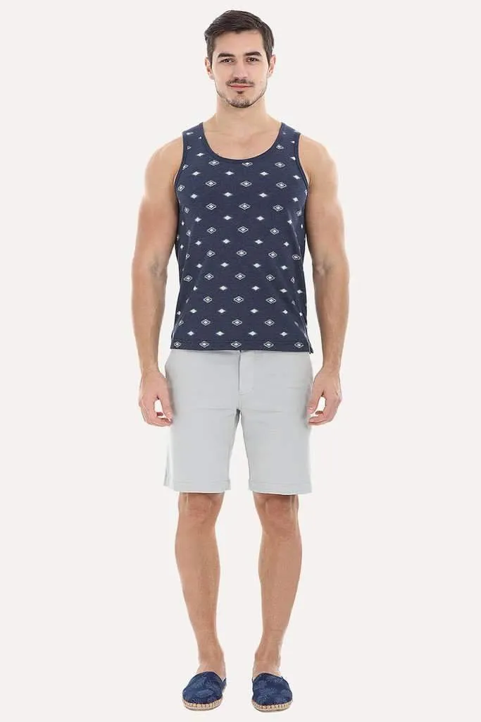 Relaxed Fit Soft Cotton Knit Shorts