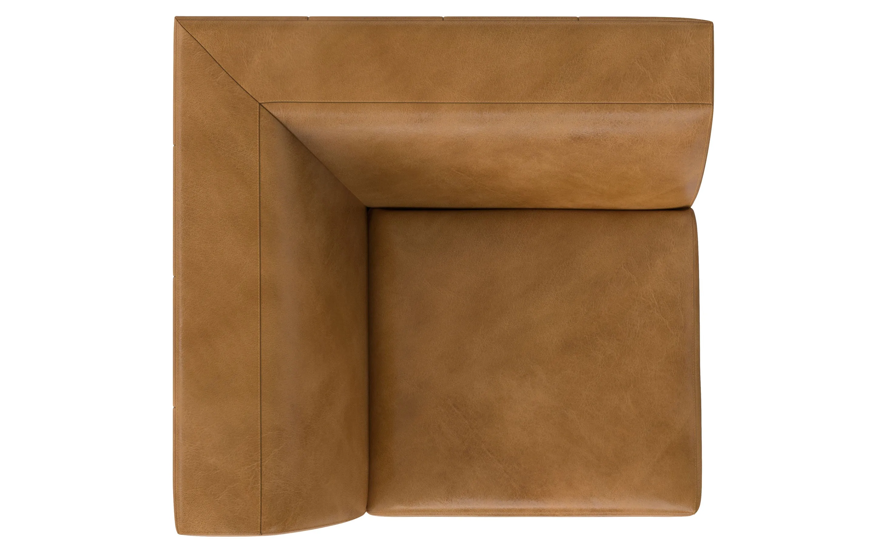 Rex Corner Module in Genuine Leather