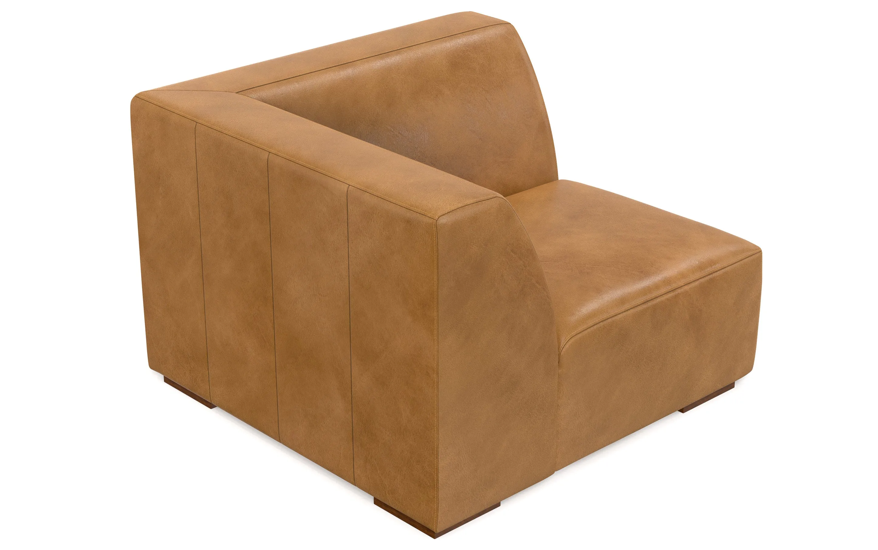 Rex Corner Module in Genuine Leather