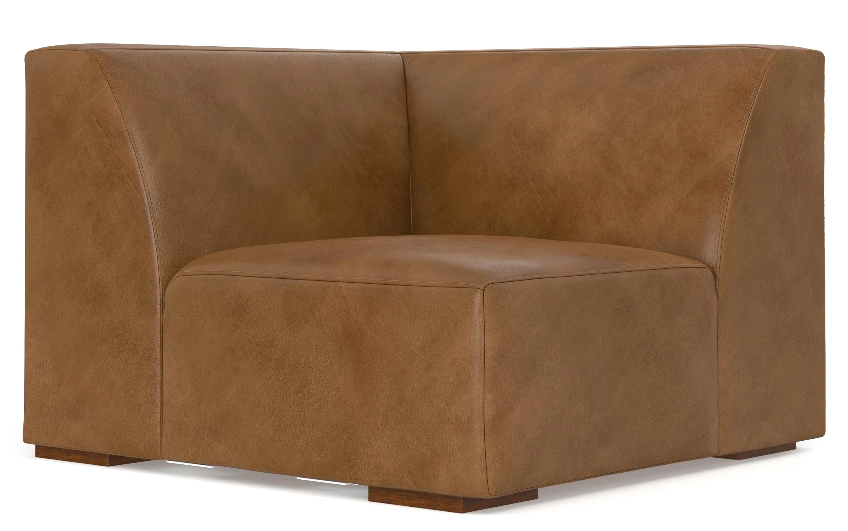 Rex Corner Module in Genuine Leather