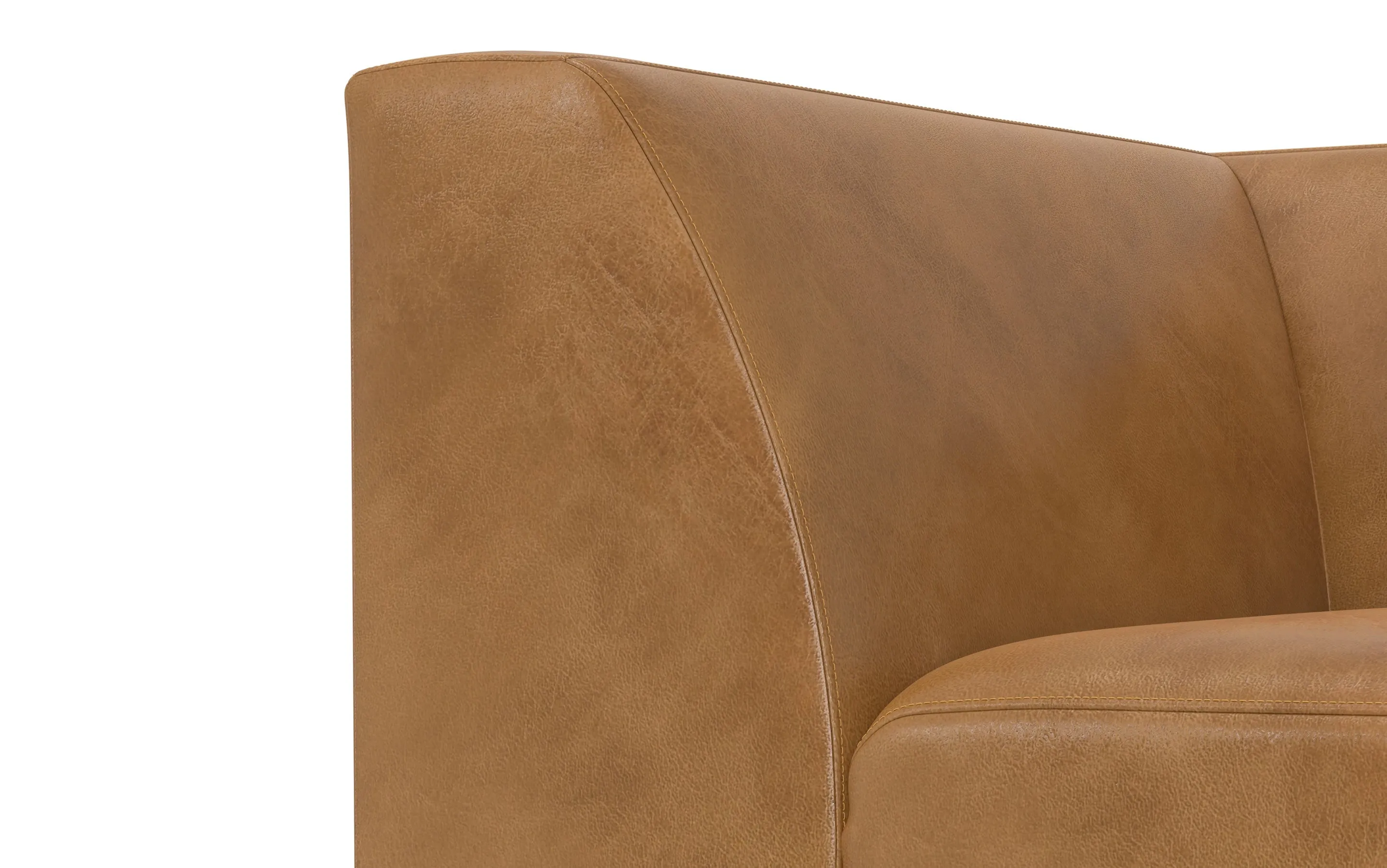 Rex Corner Module in Genuine Leather