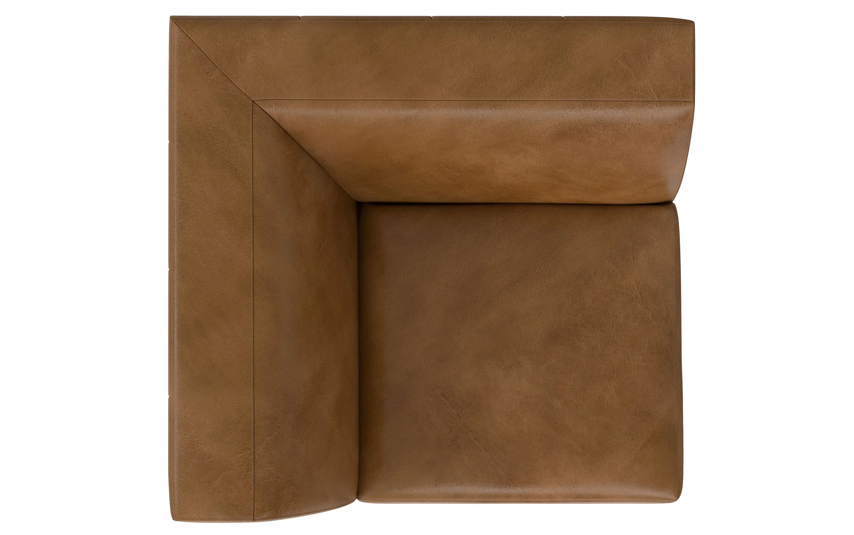 Rex Corner Module in Genuine Leather