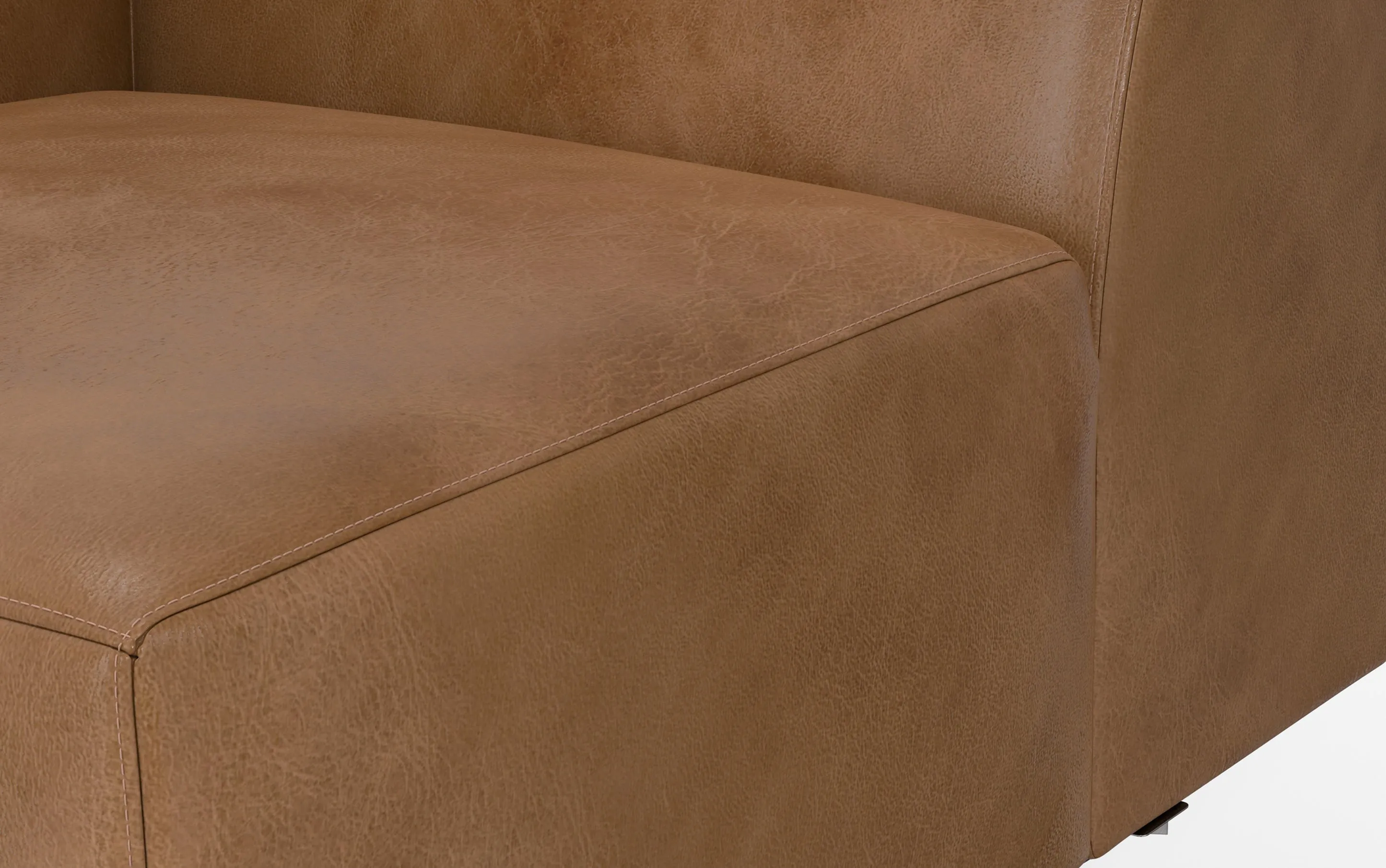 Rex Corner Module in Genuine Leather