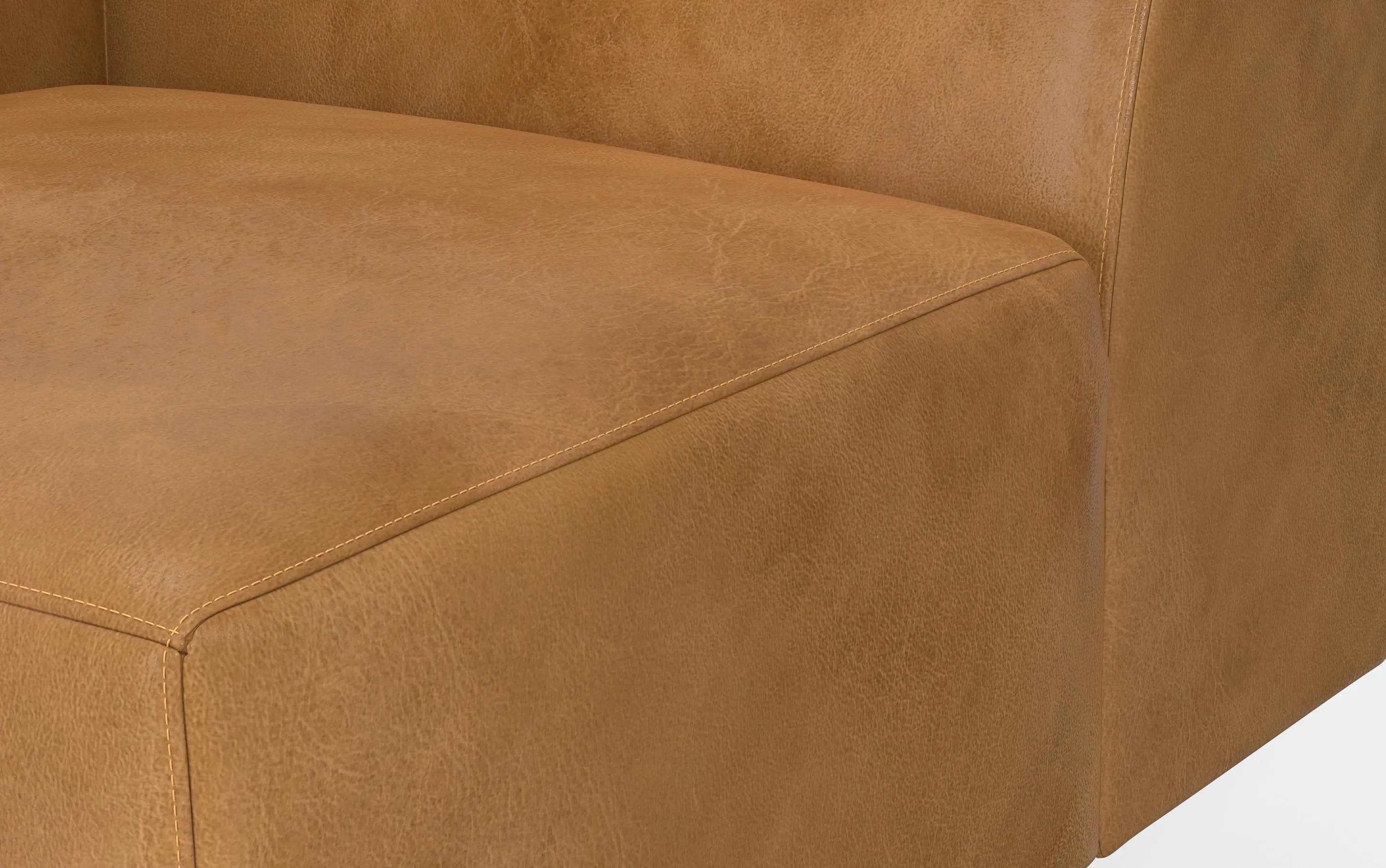 Rex Corner Module in Genuine Leather