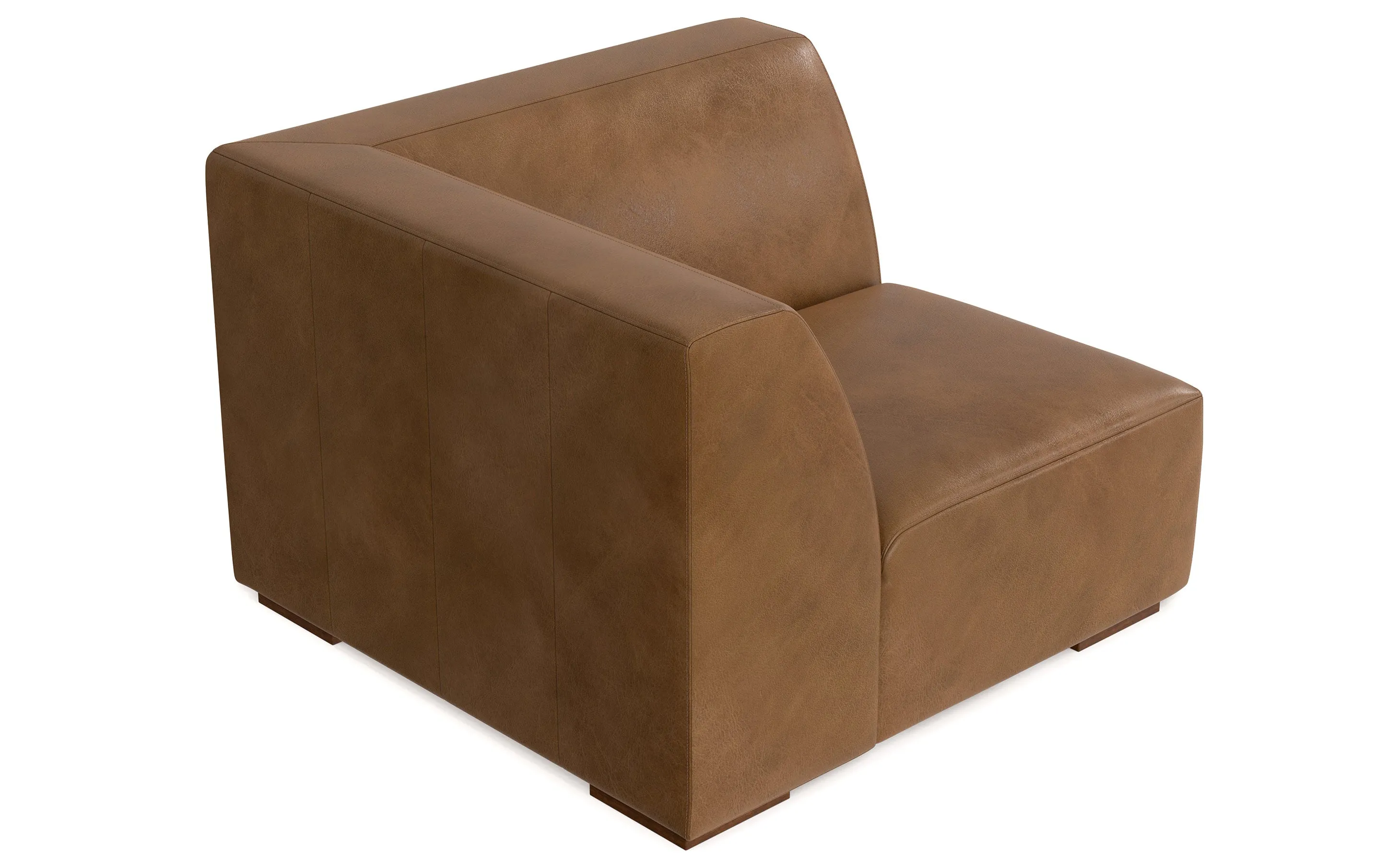 Rex Corner Module in Genuine Leather