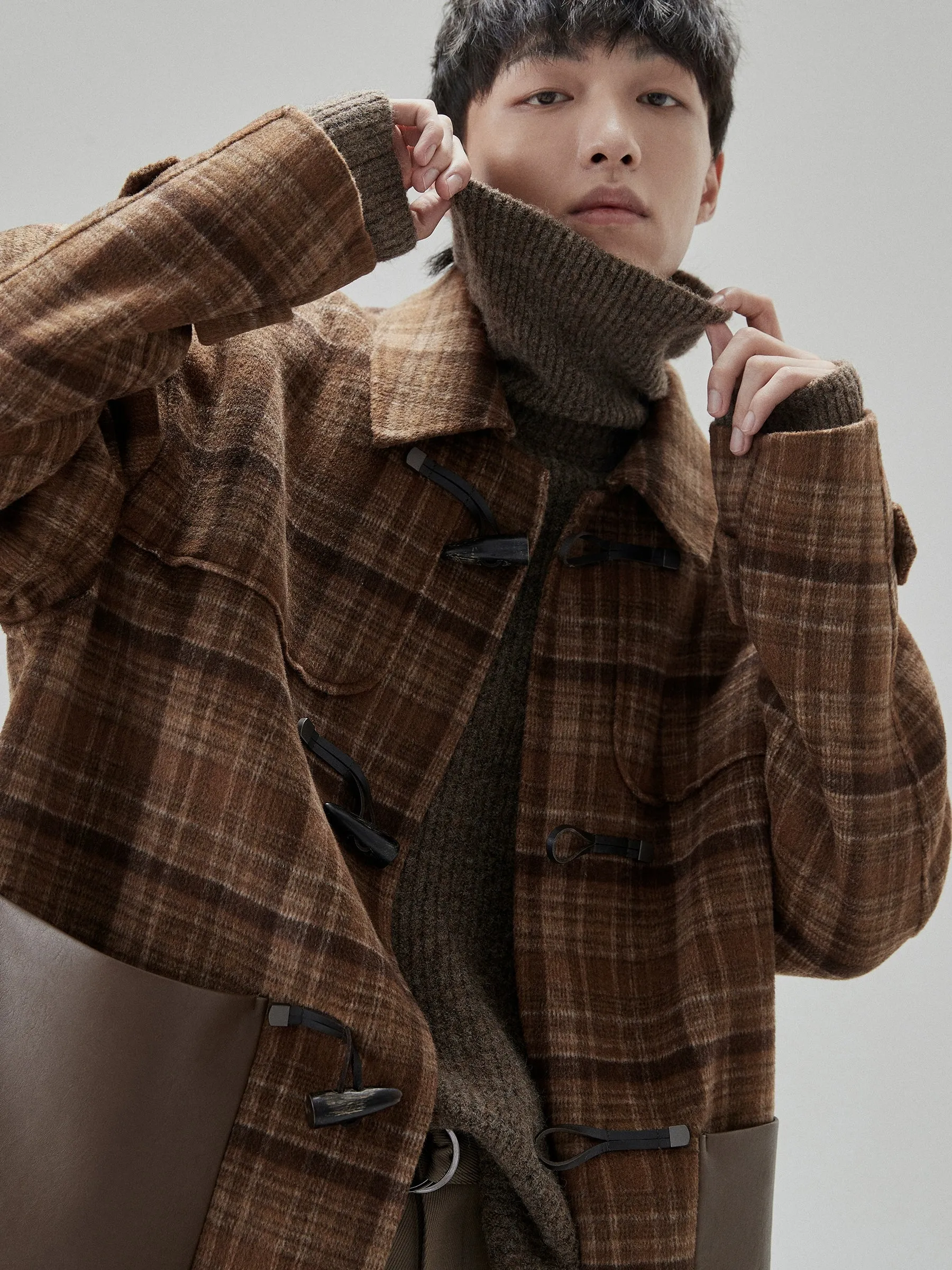 Ribbed Turtleneck Sweater