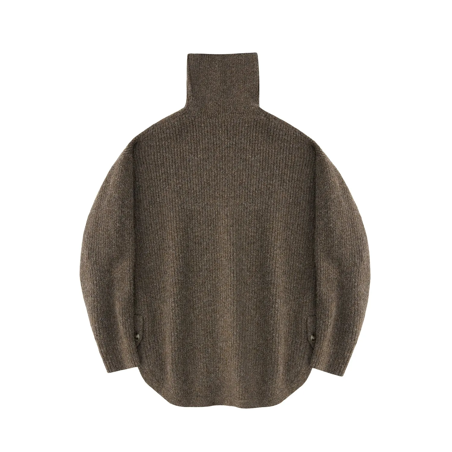 Ribbed Turtleneck Sweater