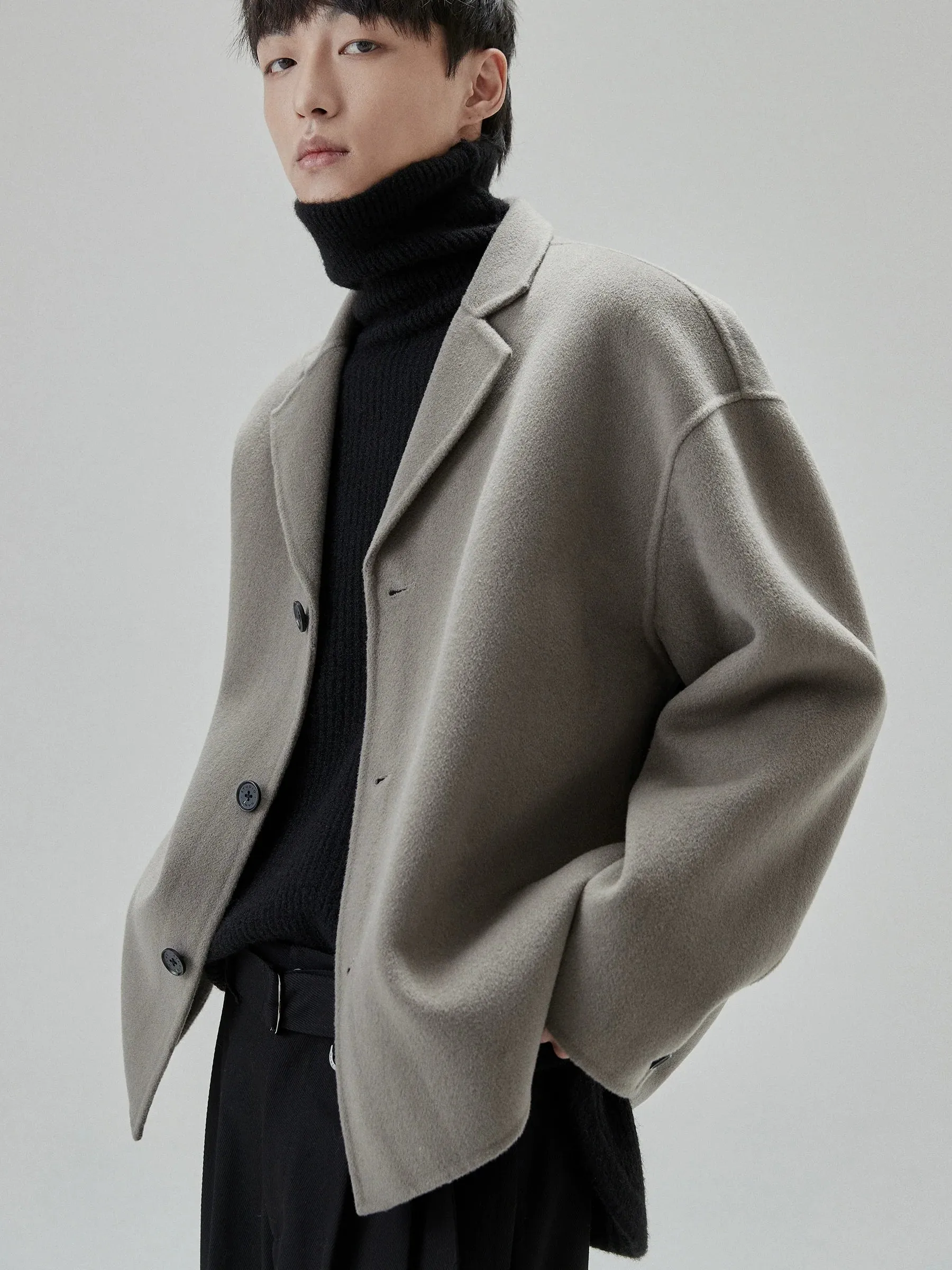 Ribbed Turtleneck Sweater