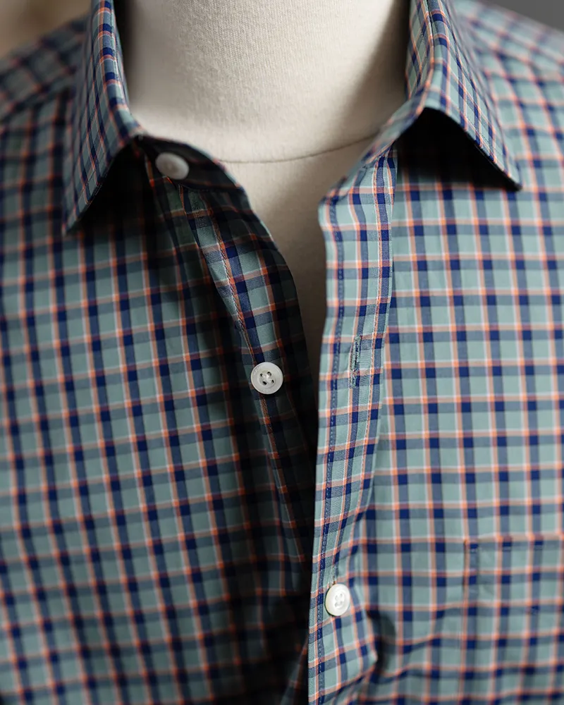 Roark Check (Sage/Coral)