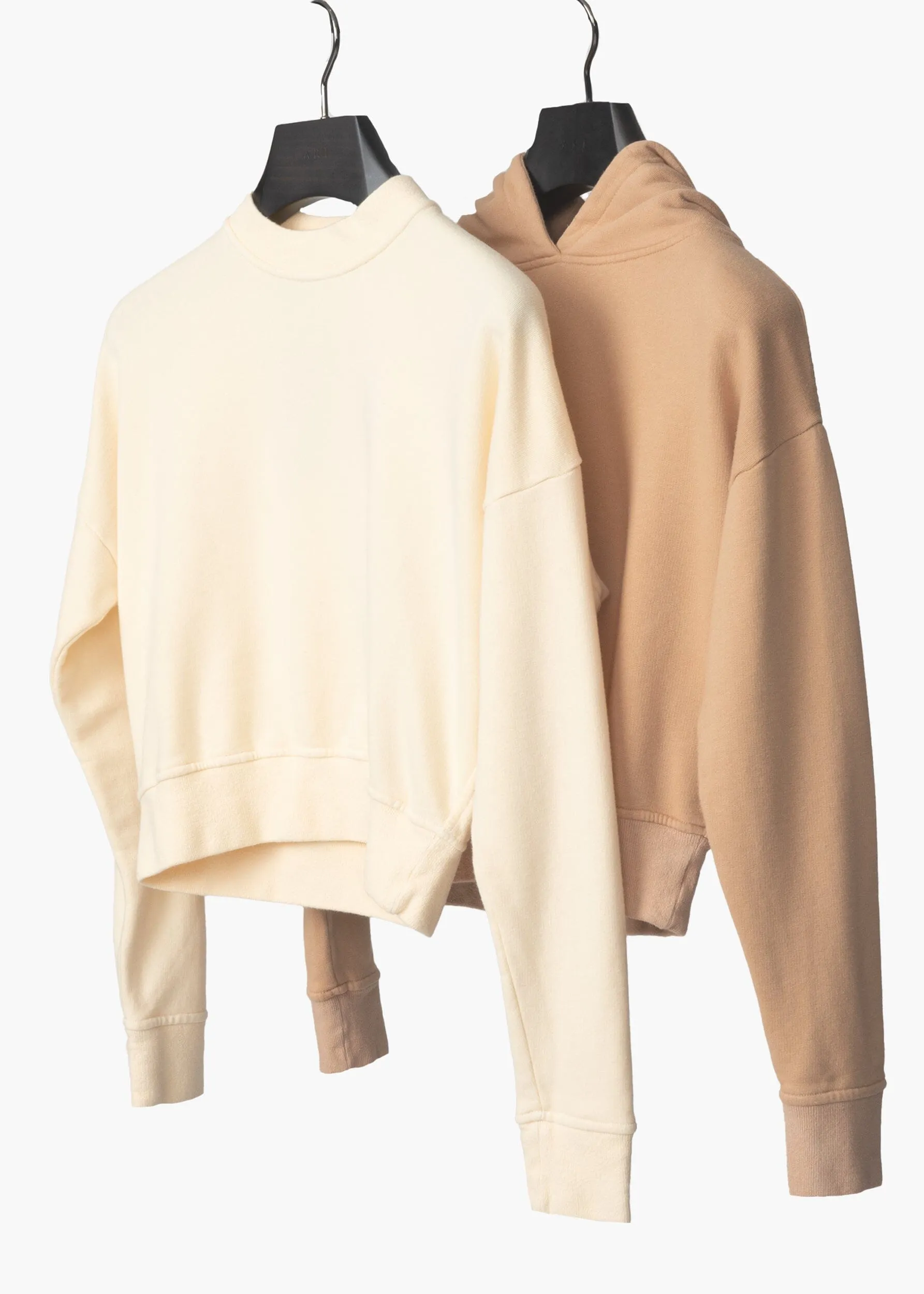 ROSA CROPPED CREWNECK SWEATSHIRT