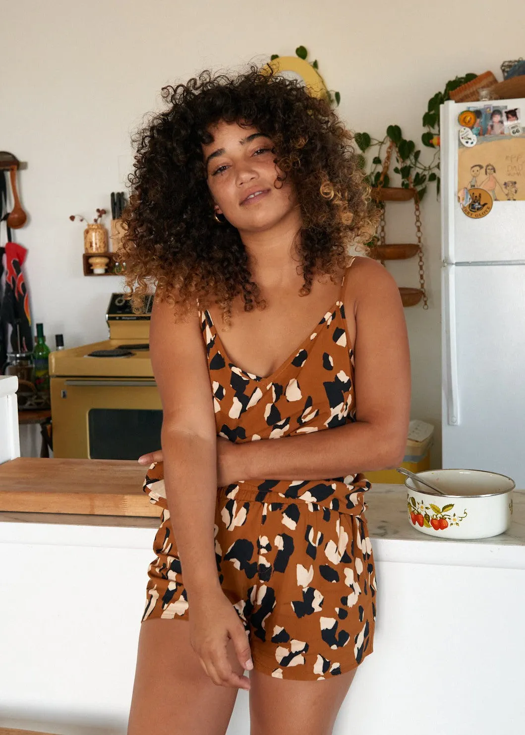 Rosie Shorts in Leopard