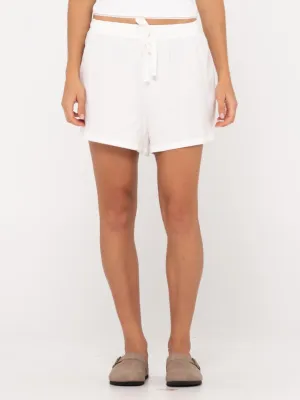 RUSTY Palm Springs Capri Panelled Beach Short - Snow