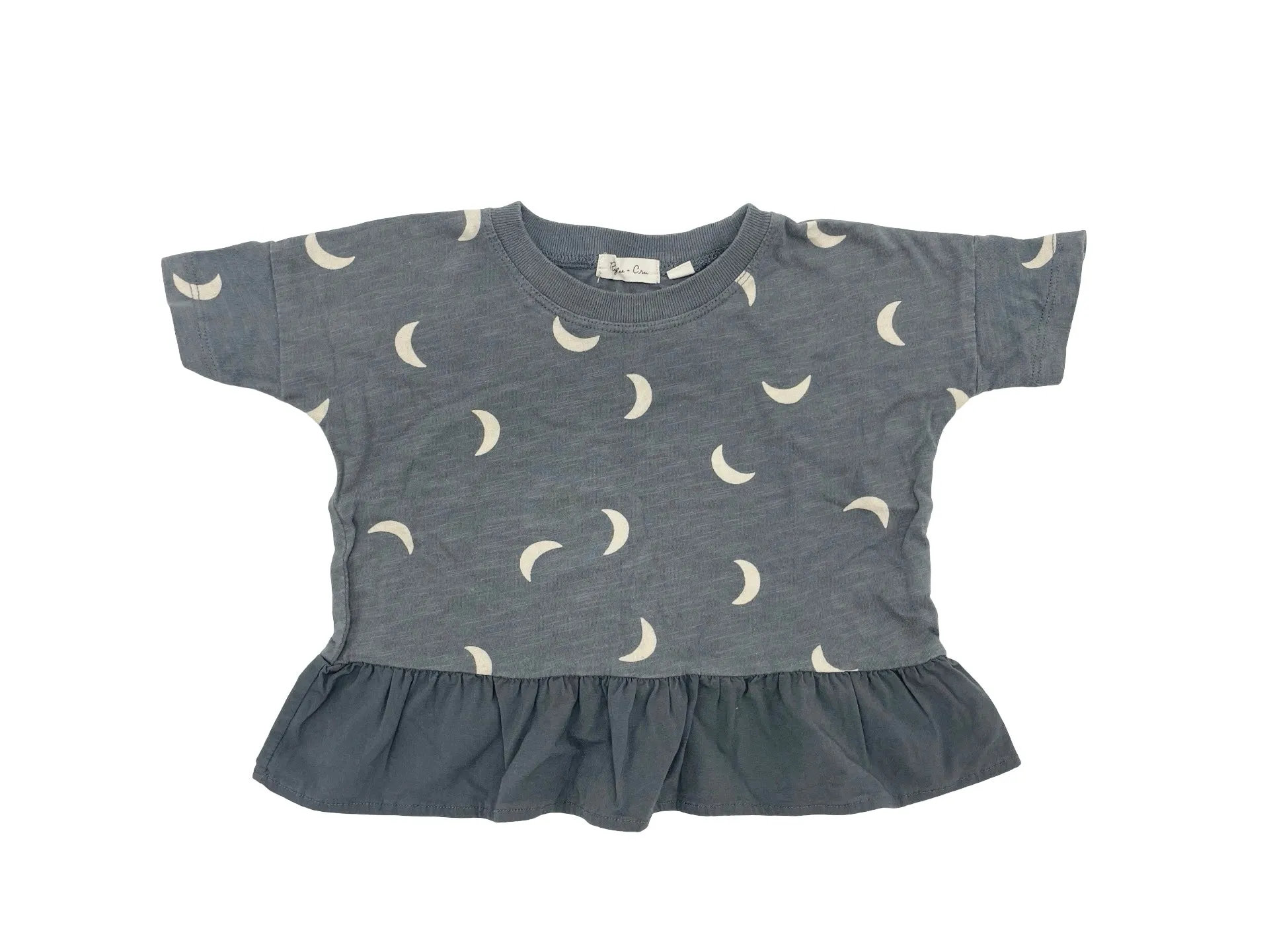 Rylee   Cru boxy peplum top - 12-18m