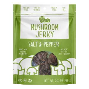 Salt & Pepper Pan's Mushroom Jerky
