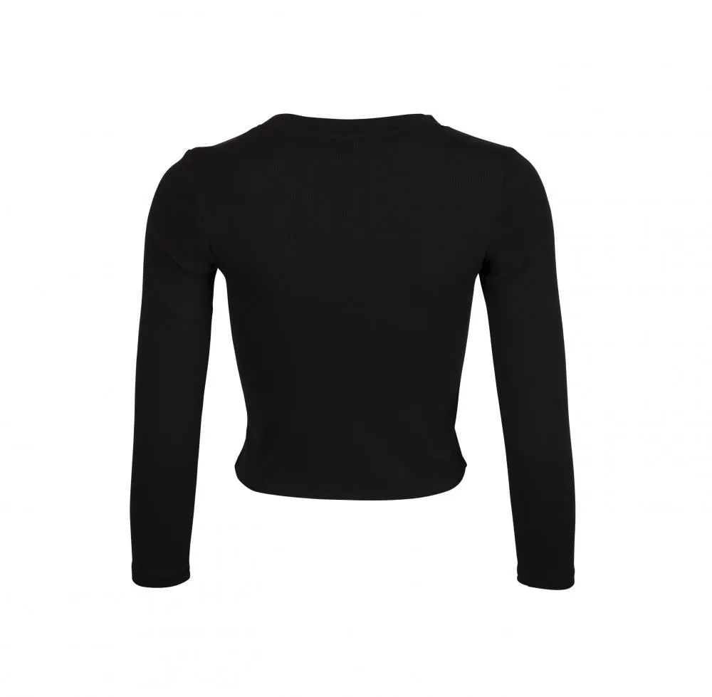 Santa Cruz Womens L/S T-Shirt Classic Dot Front L/S T-Shirt - Black