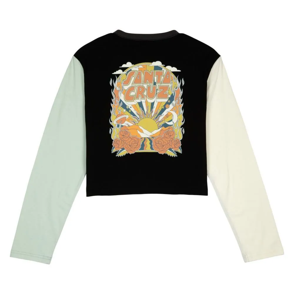Santa Cruz Womens L/S T-Shirt Foxy Sun - Multi