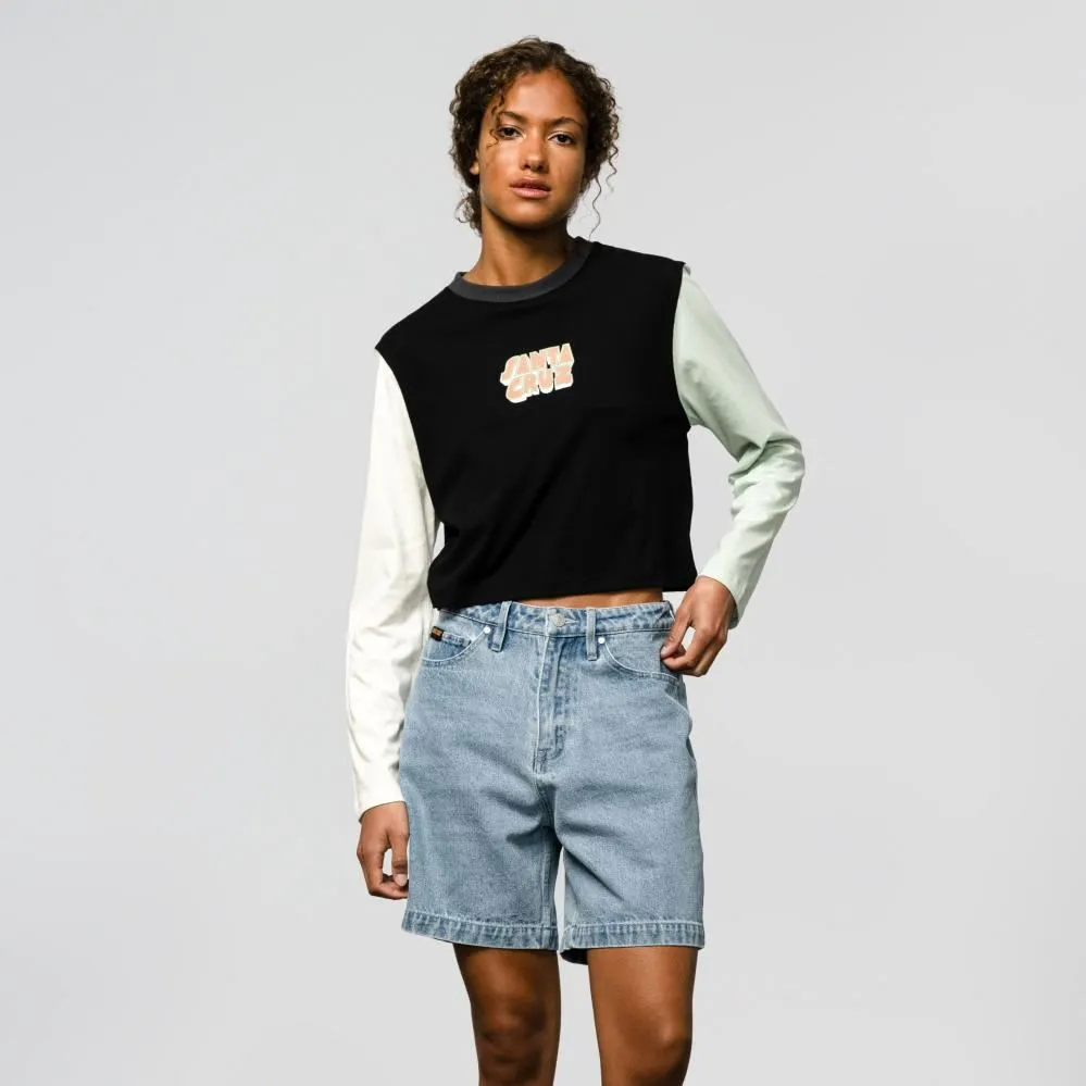 Santa Cruz Womens L/S T-Shirt Foxy Sun - Multi
