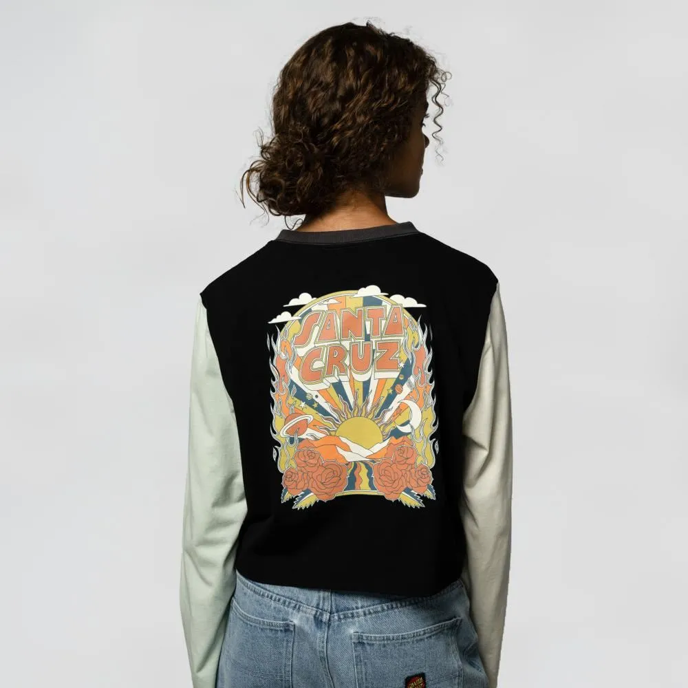Santa Cruz Womens L/S T-Shirt Foxy Sun - Multi