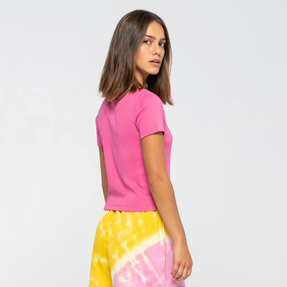 Santa Cruz Womens T-Shirt Contest Oval T-Shirt - Pink Guava