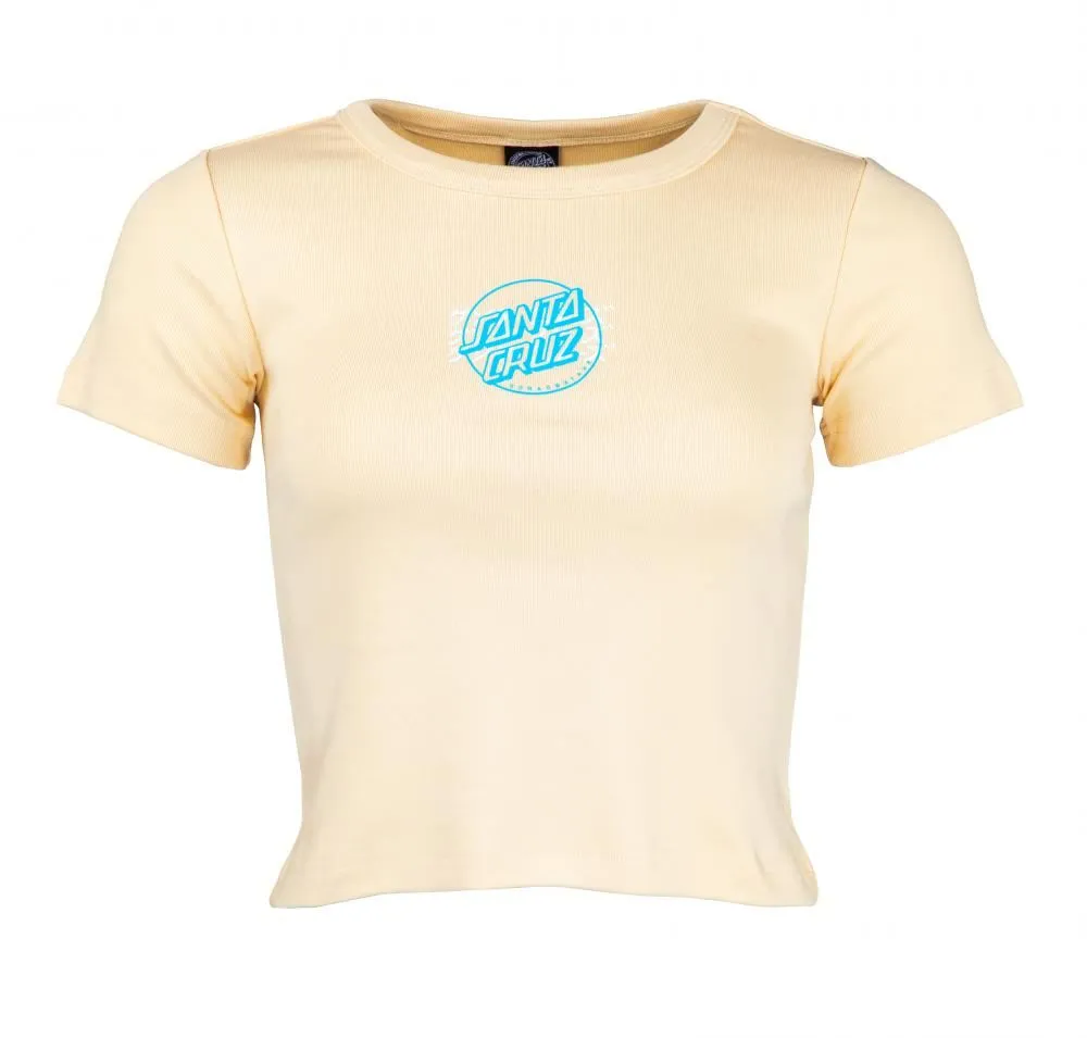 Santa Cruz Womens T-Shirt Crime Hand T-Shirt - Iced Coffee