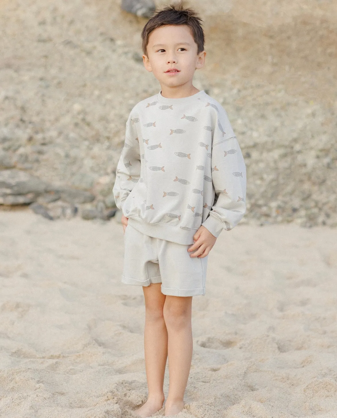Seafoam Relaxed Short